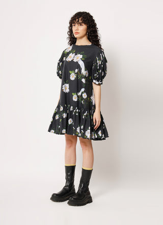 Two Point Two-Black Printed Aiko Dress-INDIASPOPUP.COM