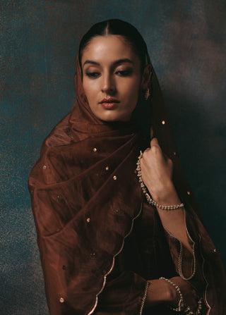 Kohinoor copper kurta set