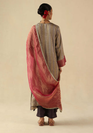 Gauhar silver kurta set