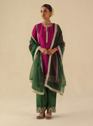 Arzoo fuchsia kurta set