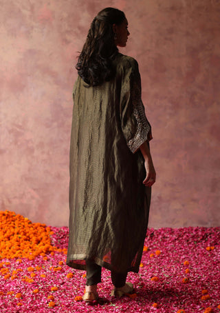 Begum Pret-Heer Olive Phiran Set-INDIASPOPUP.COM