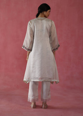 Phirni Ivory Kurta Set by Begum Pret available on Indiaspopup.com