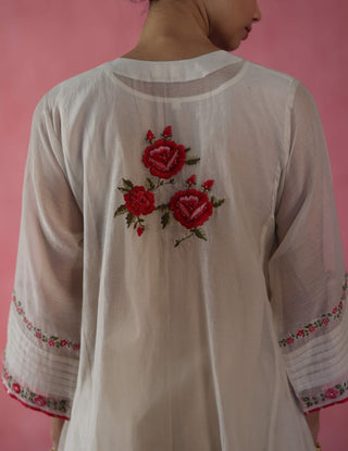Kulfi Ivory Kurta Set by Begum Pret available on Indiaspopup.com