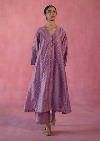 Zaafran Plum Kurta Set by Begum Pret available on Indiaspopup.com