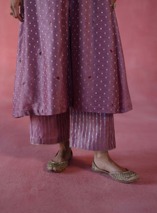 Zaafran Plum Kurta Set by Begum Pret available on Indiaspopup.com
