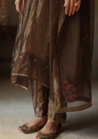 Begum Pret-Ayat Gold Kurta Set-INDIASPOPUP.COM