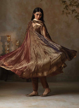Begum Pret-Saanjh Zari Kurta Set-INDIASPOPUP.COM