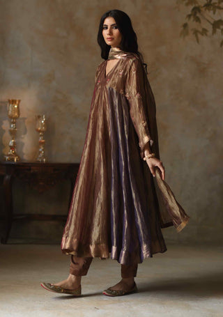Begum Pret-Saanjh Zari Kurta Set-INDIASPOPUP.COM
