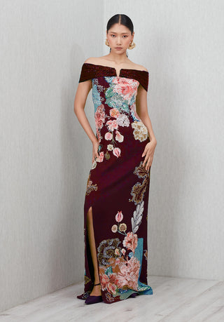 Glen wine gown