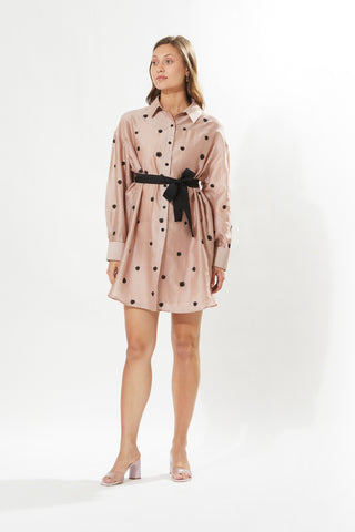 Meadow-Celeste Shirt Dress-INDIASPOPUP.COM