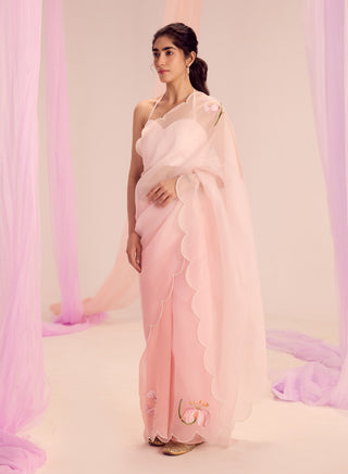Pearl bloom sari