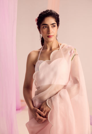 Pearl bloom sari