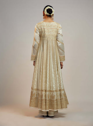 Gopi Vaid-White Suhana Anarkali And Pant-INDIASPOPUP.COM