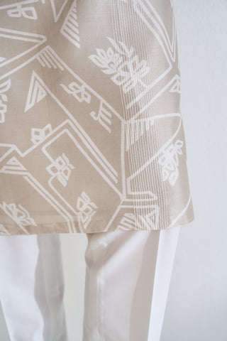 London fog clasic cut printed kurta set