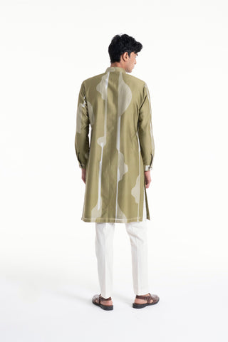 Fern printed classic kurta set