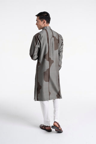 London fog printed classic kurta set