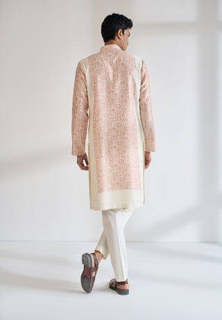 Sandrose classic cut embroidered kurta set
