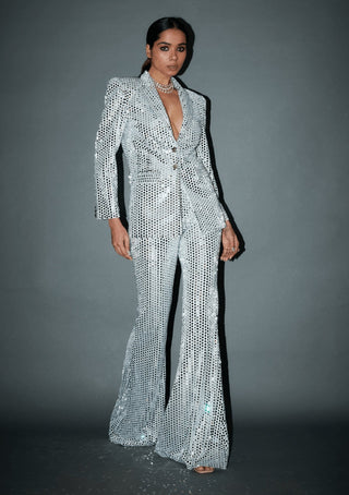 Itrh-Elvis Crystal Embellished Blazer And Jacket-INDIASPOPUP.COM
