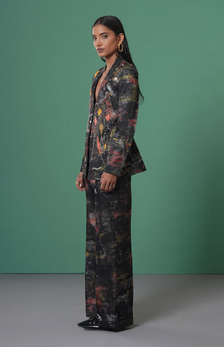 Kagé Embroidered Blazer And Trousers by Advait available on Indiaspopup