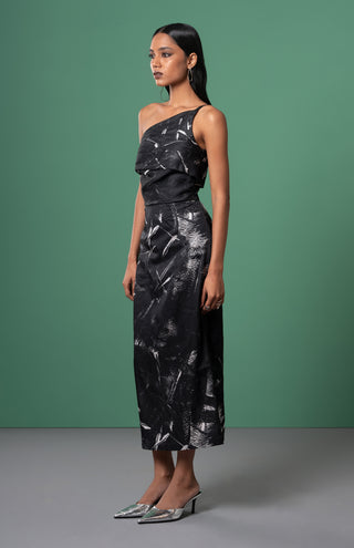 Onyx Foldover Dress by Advait available on Indiaspopup