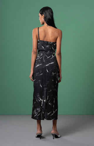 Onyx Foldover Dress by Advait available on Indiaspopup