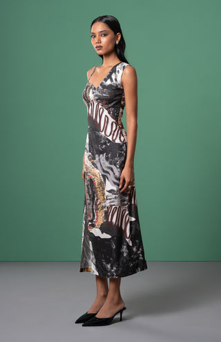 Chasm Midi Dress by Advait available on Indiaspopup