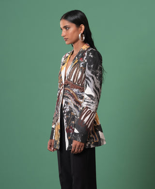 Chasm Embroidered Blazer by Advait available on Indiaspopup