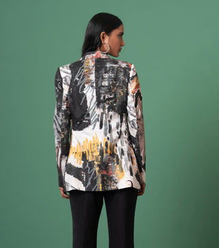 Chasm Embroidered Blazer by Advait available on Indiaspopup