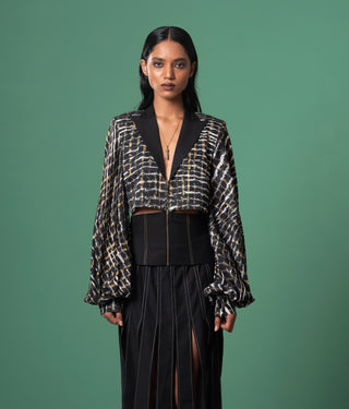 Sumi Black Top by Advait available on Indiaspopup