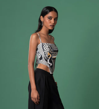 Beru Embroidered Corset by Advait available on Indiaspopup