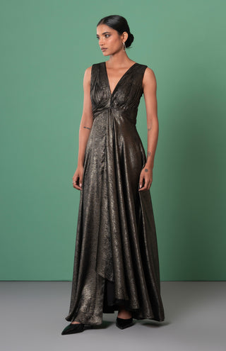 Kira Draped Dress by Advait available on Indiaspopup