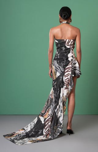 Chasm Ruffled Dress by Advait available on Indiaspopup