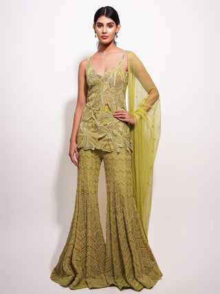 Nymphora arctic floral kurta and sharara set