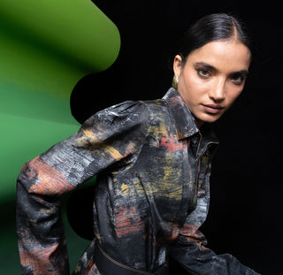 Kagé Belted Top by Advait available on Indiaspopup