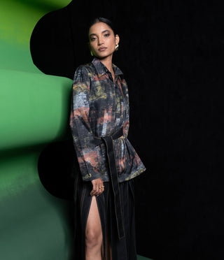 Kagé Belted Top by Advait available on Indiaspopup