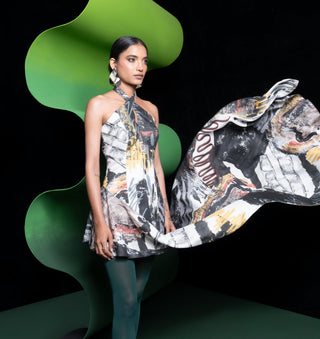 Chasm Ruffled Dress by Advait available on Indiaspopup