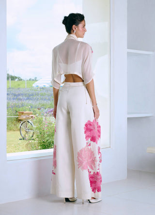 Dallas ivory pants and top