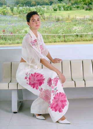 Dallas ivory pants and top