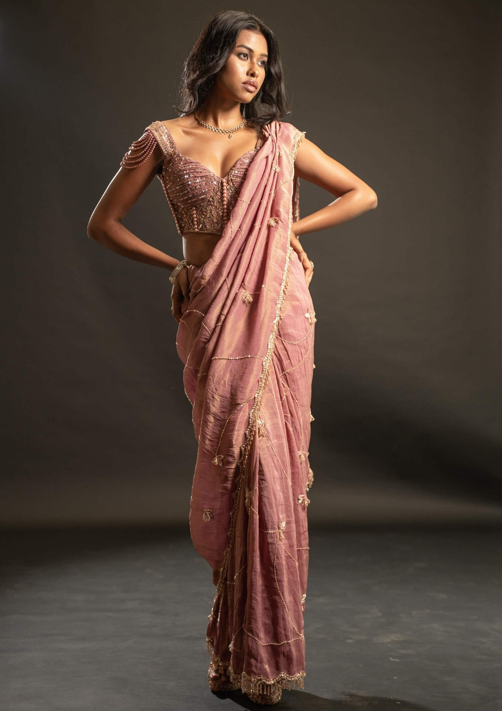 Gitali Sari Pink