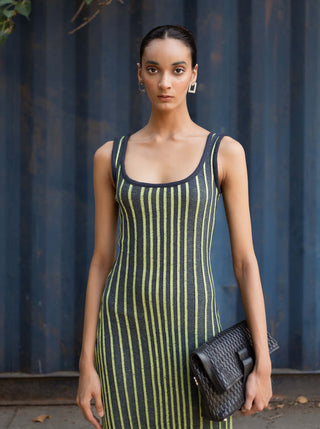 Meko Studio-Blue Green Emily Dress-INDIASPOPUP.COM