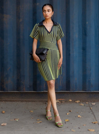 Meko Studio-Blue Green Nora Dress-INDIASPOPUP.COM