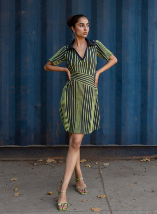 Meko Studio-Blue Green Nora Dress-INDIASPOPUP.COM