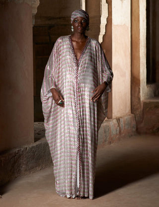 Osira pink kaftan set