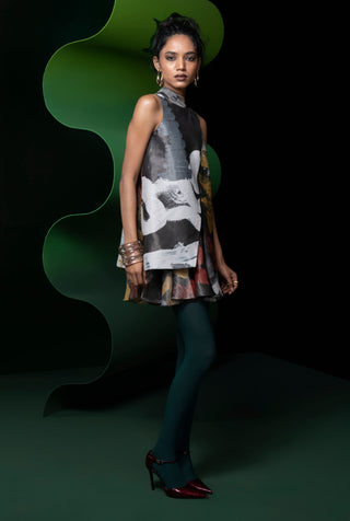 Ecru Short Dress by Advait available on Indiaspopup