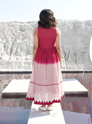 The Loom Art-Rogue Blush Pink Dress-INDIASPOPUP.COM