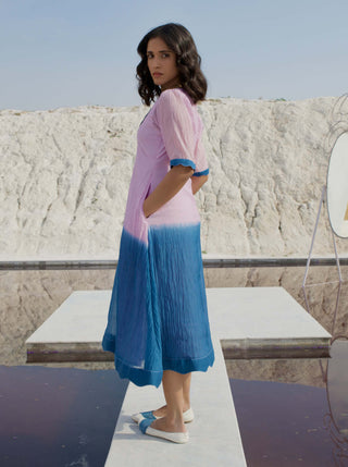 The Loom Art-Lavender Blush Dress-INDIASPOPUP.COM
