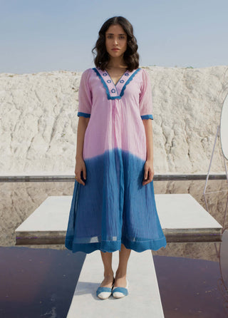 The Loom Art-Lavender Blush Dress-INDIASPOPUP.COM