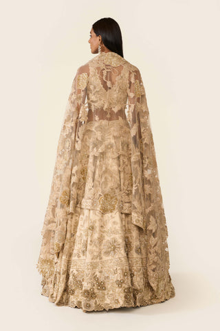 Golden Dori Lehenga Set by Varun Bahl available on Indiaspopup.com