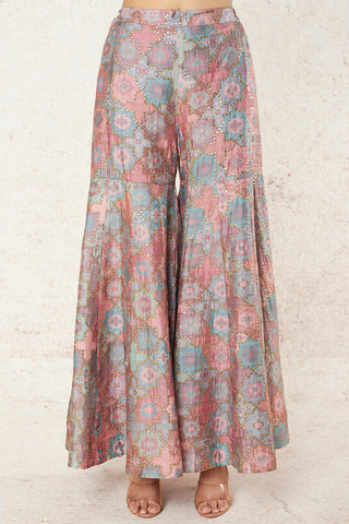 Gopi Vaid-Arsh One-Shoulder Top And Palazzo Pant-INDIASPOPUP.COM