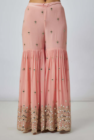 Pariza Pink Sharara Set by Gopi Vaid available on Indiaspopup